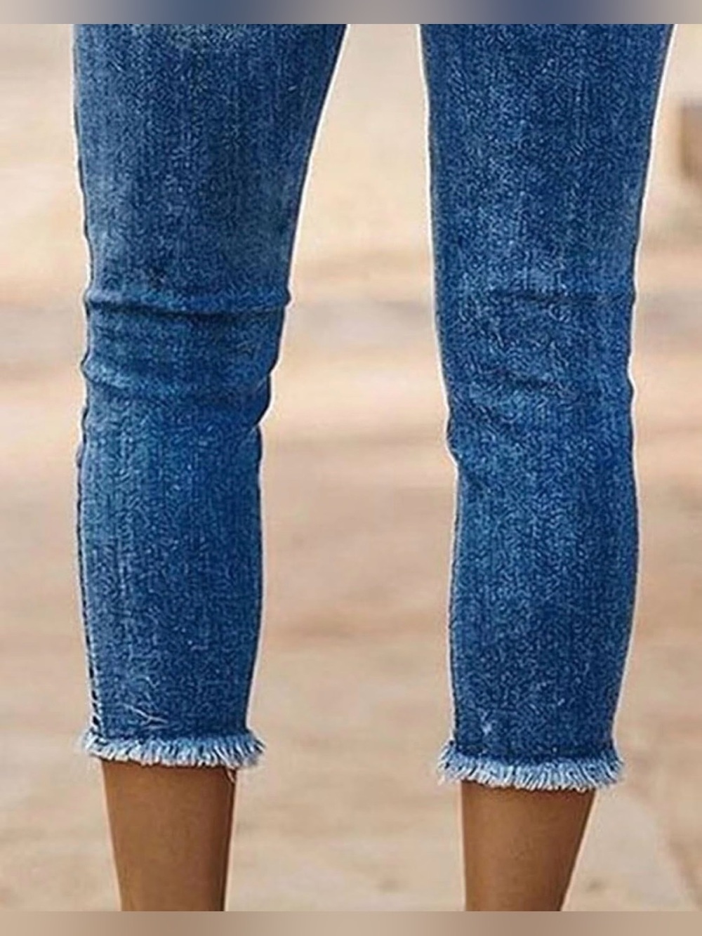 Flamingals Mid Rise Capri Skinny Wash Crop American Flag Jeans M PS5-30 - Picture 5 of 7